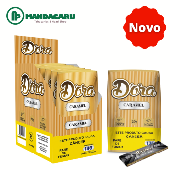 TABACO TW DORA SABORES COM SEDA - CARAMEL 6x20g
