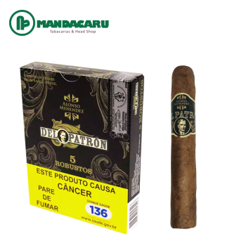 CHARUTO ALONSO MEN. DEL PATRON ROBUSTO (Petaca 1x5)