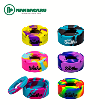 CINZEIRO SADHU SILICONE REDONDO MIX COM TAMPA PEQUENO [CSSPCT-001] (Und)