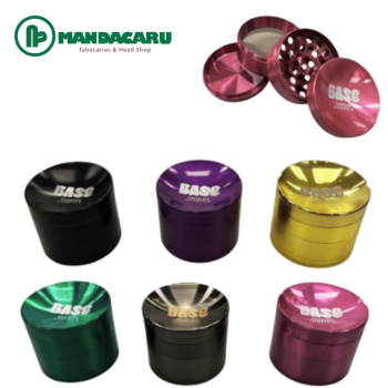 TRITURADOR METAL BASE CONCAVO 4 PARTES 54mm [TM-401] (Und)