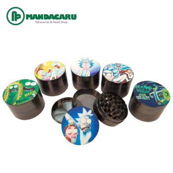 TRITURADOR METAL RICK & MORTY 4P 50mm [TX0017]