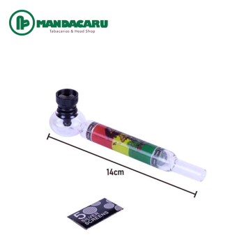 PIPE VIDRO D&K DENGKE 14cm [DK8328K] (Und)