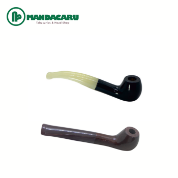 CACHIMBO MADEIRA BIQ. ACRILICO ELITE II MINI (Und)