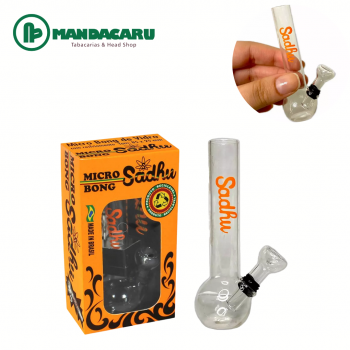 BONG VIDRO SADHU MICRO BONG 8cm
