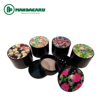 TRITURADOR METAL HOLOGRAF 4P 47mm [TX0023]