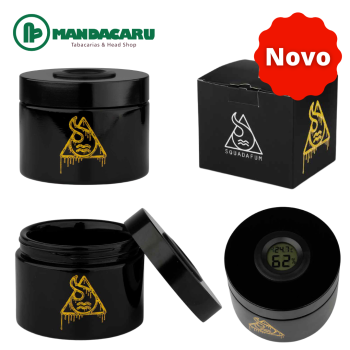 POTE UV SQUADAFUM 250ML COM SENSOR TERMO HIGROMETRO [61SN]