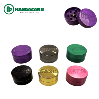 TRITURADOR METAL BASE REDONDO 2 PARTES 40mm [TM-001] (Und)
