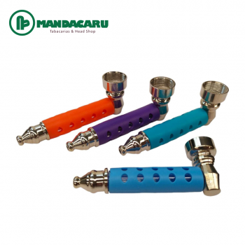 PIPE METAL E PLASTICO MOON COLOR GRIP [PX005] (Und)