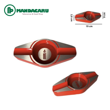 CINZEIRO CHARUTO METAL HIT DUO 19cm [CI-027]