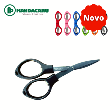 TESOURA AÇO DOBRAVEL SUAVE 10cm (und)