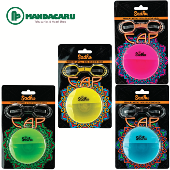 KIT SADHU TESOURA + CUIA CAP NEON [KTCCSN-002] (Und)