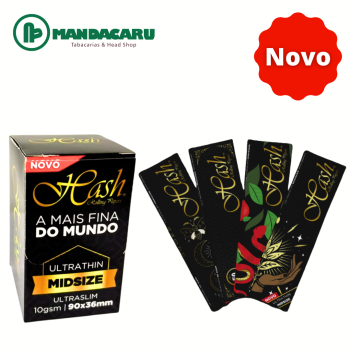 SEDA HASH ULTRATHIN MIDSIZE [PRETA] 20x50fls