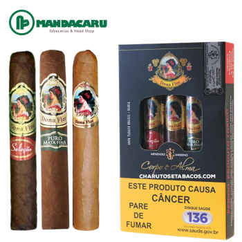 CHARUTO DONA FLOR CORPO E ALMA (Petaca 1x3)