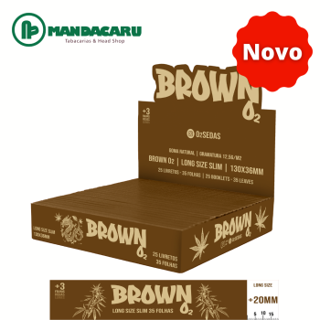 SEDA O2 BROWN LONG SIZE SLIM [CX MARROM] 25x35fls