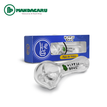 PIPE VIDRO HIPPIE BONG SPOON 11cm (Und)