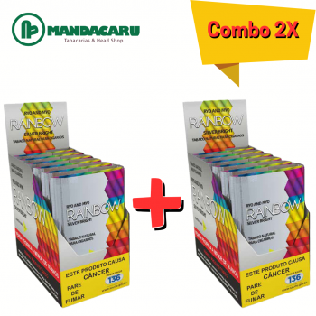 COMBO 2X - TABACO HBT RAINBOW SILVER BRIGHT PRATA 6x25g