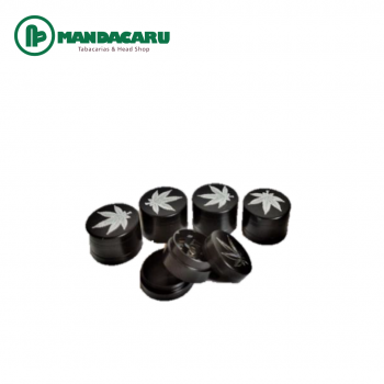 TRITURADOR METAL SATIVA BLACK MINI 25mm [DK5842]