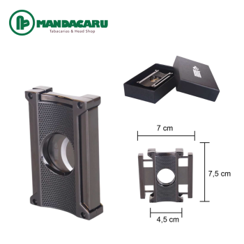 CORTADOR CHARUTO HIT PREMIUM BLOCK PLUS PRETO [CO-010]