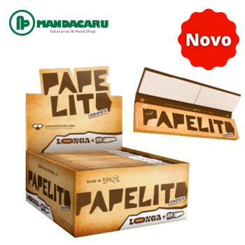 SEDA PAPELITO LONGA BROWN KS COM PITEIRA LONGA 24x36+36fls