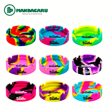 CINZEIRO SADHU SILICONE REDONDO MIX SEM TAMPA PEQUENO [CSSPST-001] (und)