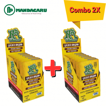 COMBO 2X - TABACO HBT HI GOLDEN VIRGINIA AMARELO 6x35g