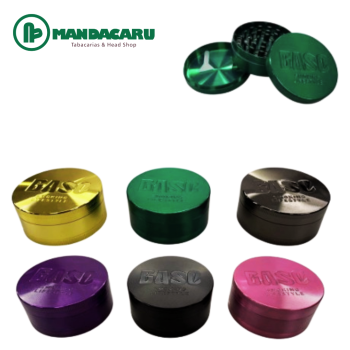 TRITURADOR METAL BASE REDONDO 3 PARTES 63mm [TM-013] (Und)