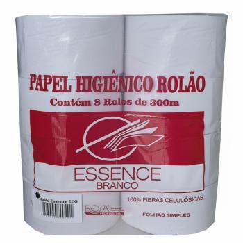P.HIGIÊNICO ROLÃO ESSENCE ECO 8X300m FARDO C/ 8 ROLOS