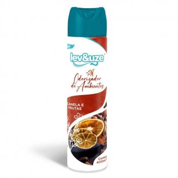 ODORIZADOR DE AR 400ML CANELA E FRUTAS LEV&UZE