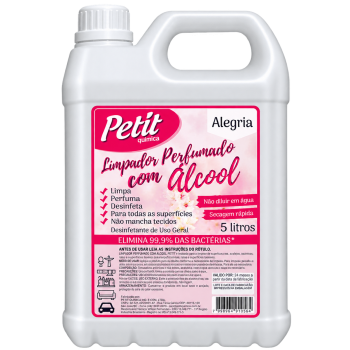 ÁLCOOL PERFUMADO PETIT ALEGRIA 5L