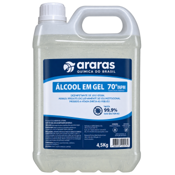 ÁLCOOL EM GEL 70% ARARAS 5L