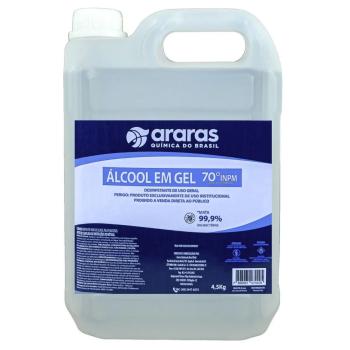 ÁLCOOL EM GEL 70% ARARAS 5L