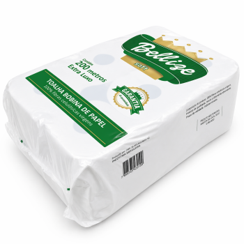 P. TOALHA BOBINA 20CMX200MTS BELLIZE SOFT FARDO C/6 ROLOS