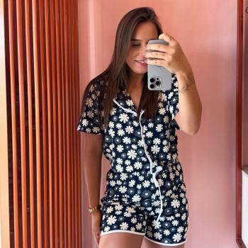 Pijama Suede Americano