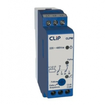 Relé Clip Monitor de falta e sequência de fase 220V