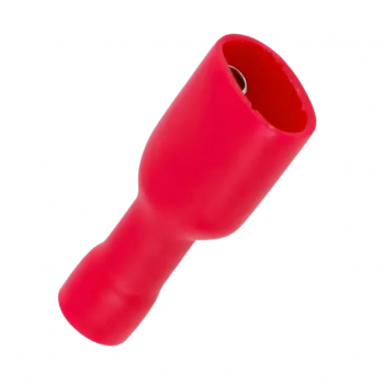 Terminal Total Isolado Fêmea Vermelho 0,5x1,5MM