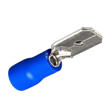 Terminal Pré Isolado Macho Azul 1,5X2,5MM