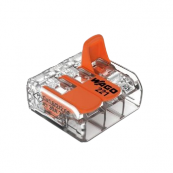 Conector Emenda 3 vias 4mm - Wago