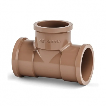 Tee Soldavel 90° PVC 25MM Marron - KRONA