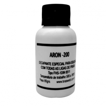 Fluxo de solda / foscoper  Prata 80gr - Aron 200