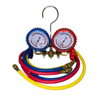 Manifold Com Mangueira de 90cm R22 R404A R410A - JB M2 Standard