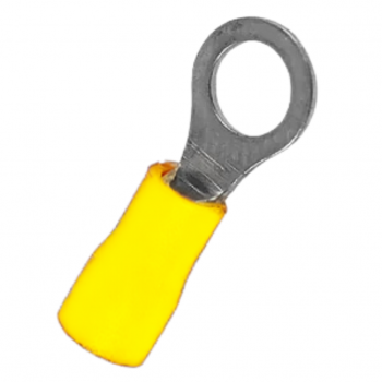 Terminal Olhal Amarelo Cabo 4MM a 6MM M6