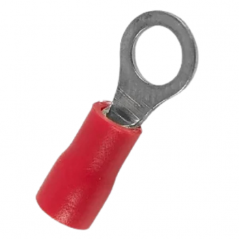 Terminal Olhal Vermelho Cabo 0,5MM a 1,5MM M6