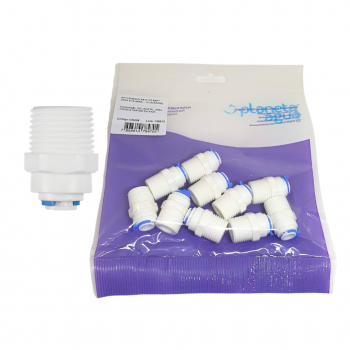 KIT UNIAO RETA DE 1/2 PARA 1/4 - BRANCO 10 UNIDADES OC: (PLANETA ÁGUA)