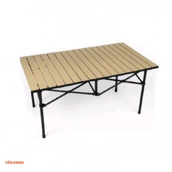 MESA DOBRAVEL PORTATIL OIF-7641 DIMENSOES 118X54X51 CM SUPORTA ATE 80KG
