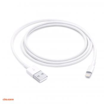 CABO IPHONE LIGHTNING BRANCO COM ENTRADA USB