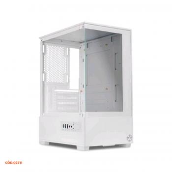 GABINETE GAMER TGT LEGION MINI TOWER VIDRO LATERAL BRANCO