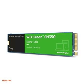 SSD WD GREEN M.2 1TB NVME SN350 3200-2500MB/S WDS100T2GOC
