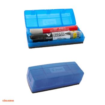 APAGADOR P QUADRO BRANCO PLAST AZUL MASTER