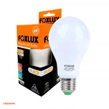 LAMPADA LED 15W A60 BIVOLT 6500K FOXLUX