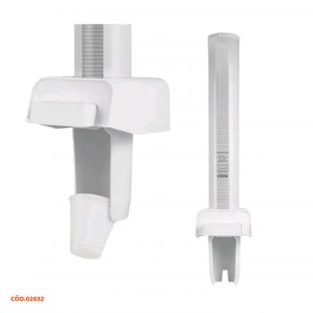 SUPORTE PARA COPO DESCARTAVEL DISPENSER 180/200ML AUTOMATICO BRANCO